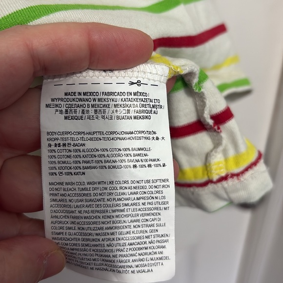 VANS striped tee.  Size S - Picture 8 of 8